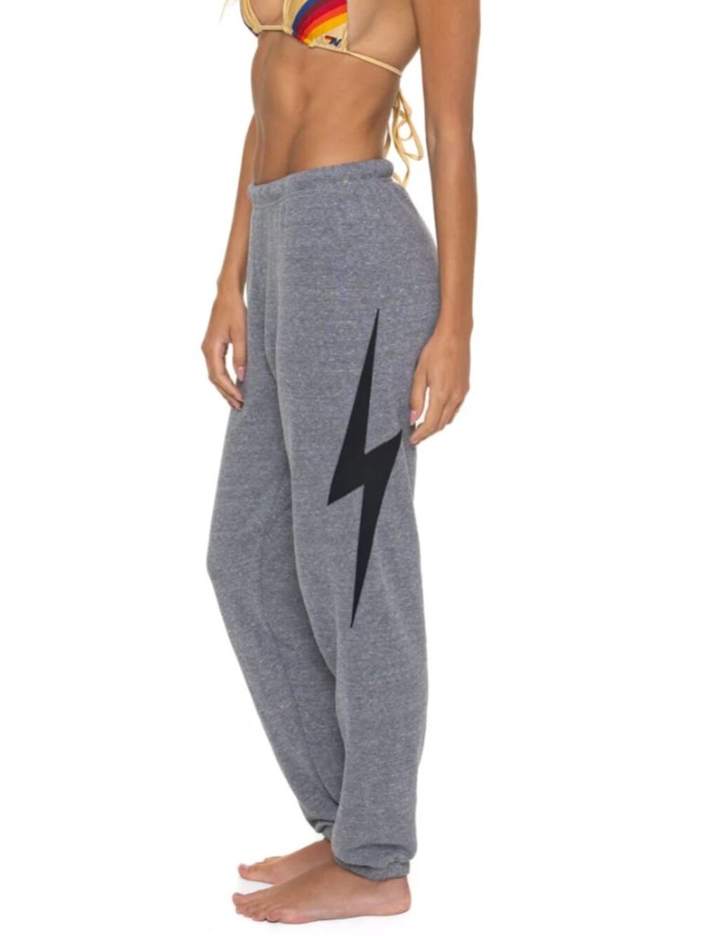 Aviator Nation Bolt gray jogger pants small